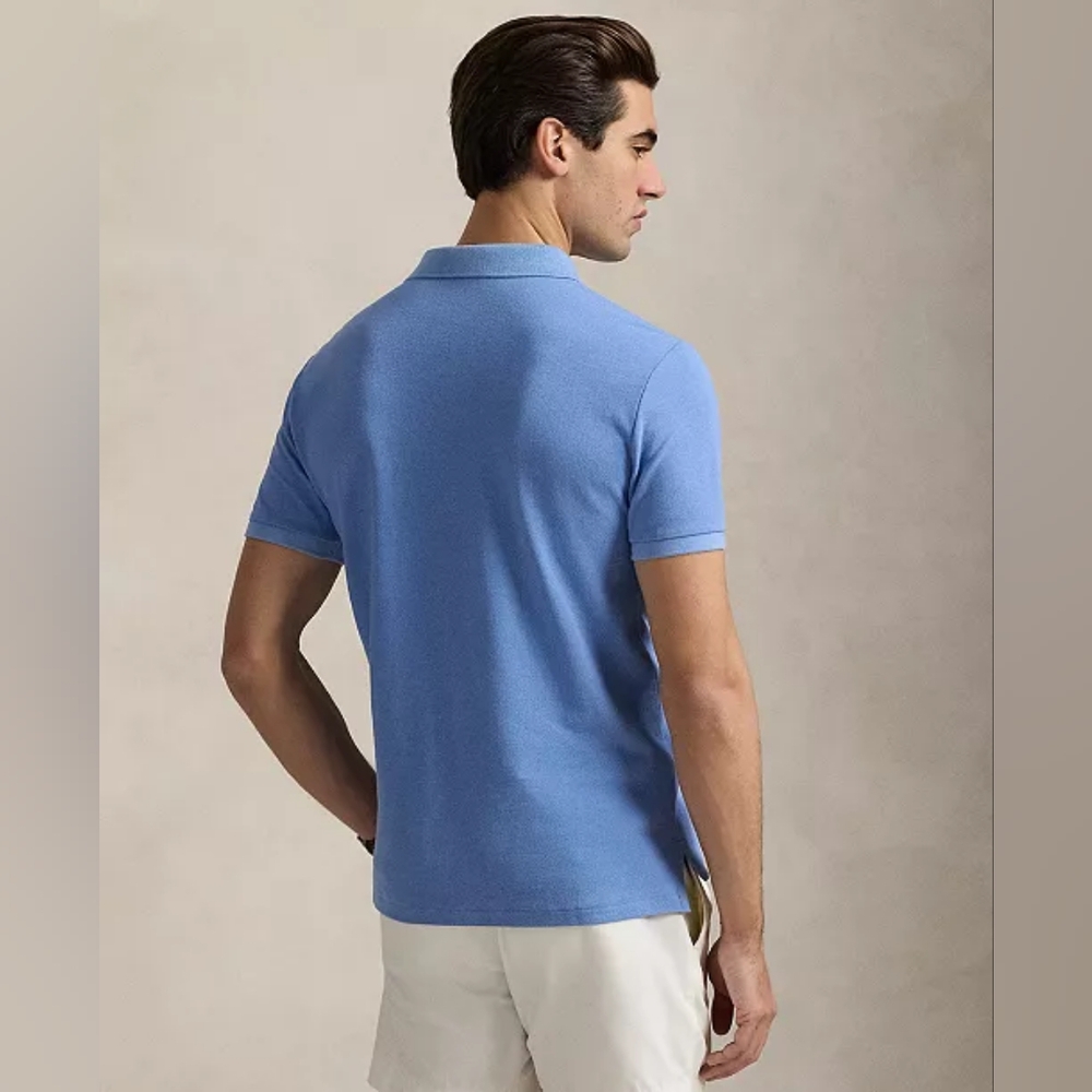 Polo Ralph Lauren Classic-Fit Cotton Polo Shirt Campus Blue Size XXL - Picture 3 of 13